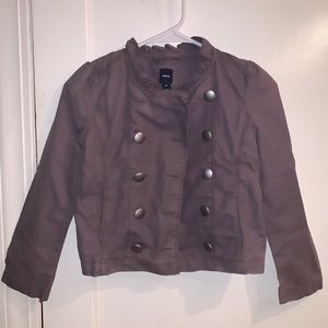 Grey statement jacket